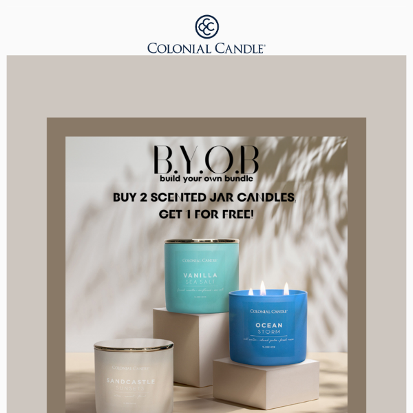 PRESIDENT's DAY SALE ! BUY 2 Get 1 FREE CANDLE!