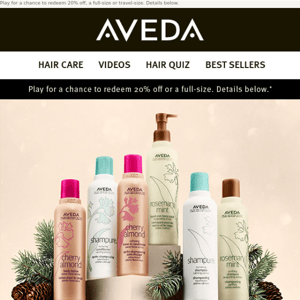 Gift pure aromas + Play our Holiday Game