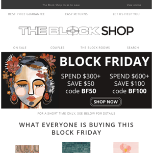 BLOCK FRIDAY ⚫ What everyone is buying right now