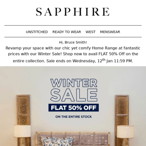 Sapphire Home | FLAT 50% OFF‼️