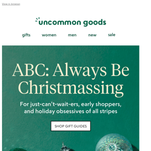 ABC: Always Be Christmassing