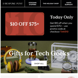 Shopping for tech gifts?