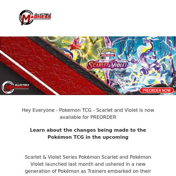 PREORDER - Pokemon TCG Scarlet and Violet | Plus HUGE GIVEAWAYS