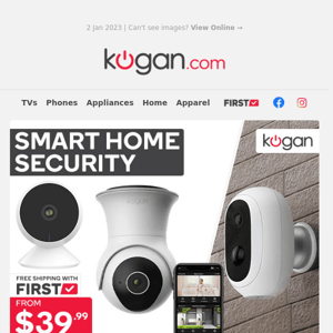 Home Security from $39.99 -  Keep an Eye on Your Home at All Times