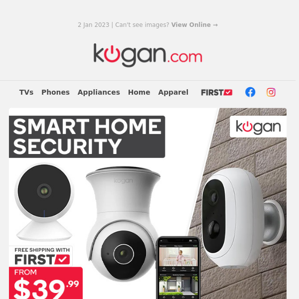 Home Security from $39.99 -  Keep an Eye on Your Home at All Times