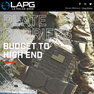 LAPG has a huge selection of plate carriers