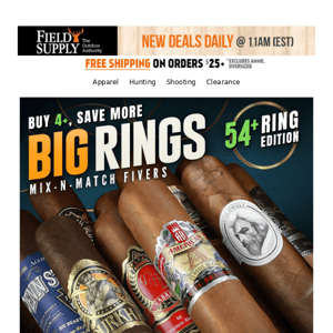 Big ring cigar fivers: price drops to $19.99 on 4+