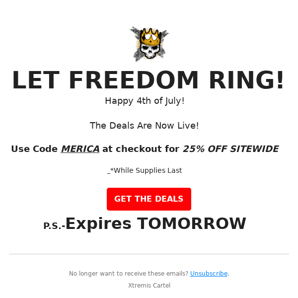 4th of July Deals are Live!