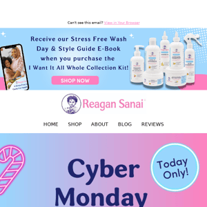 Cyber Monday, Meet Reagan Sanai 👾