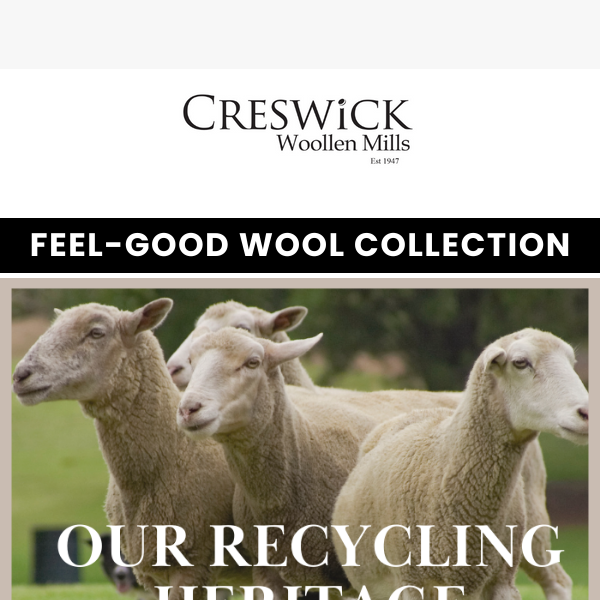 Feel-Good Wool | New Arrivals Recycled Range | Shop Now!