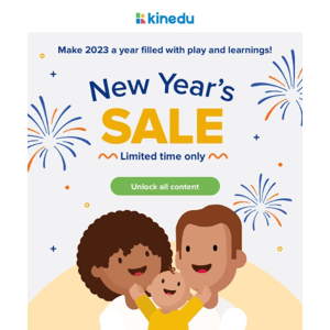 New Year, new savings - shop our early sale now! 🎉