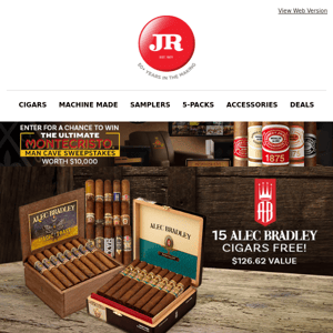 ► You're reading this correctly: Open to get your free Alec Bradley cigars
