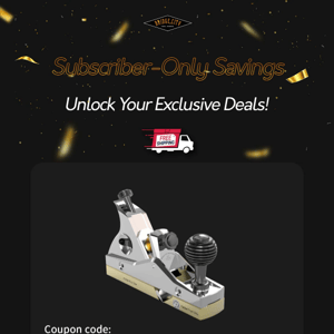 Subscriber-Only Savings On Mini Multi-Plane and Scraper Plane!
