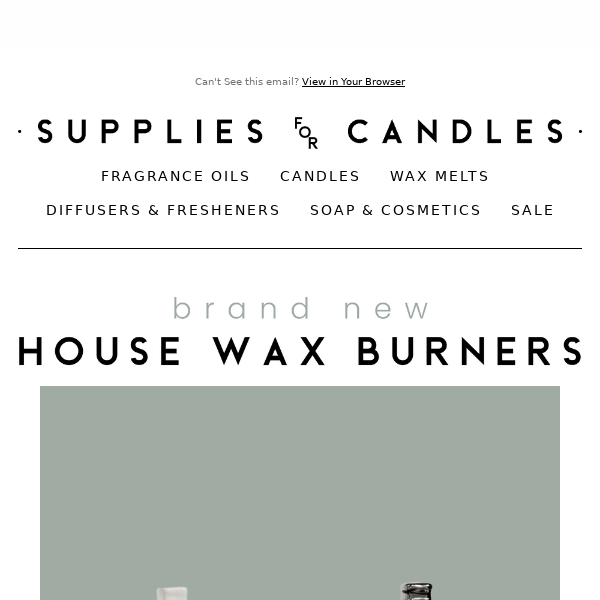 BRAND NEW: House Wax Burners 🏠