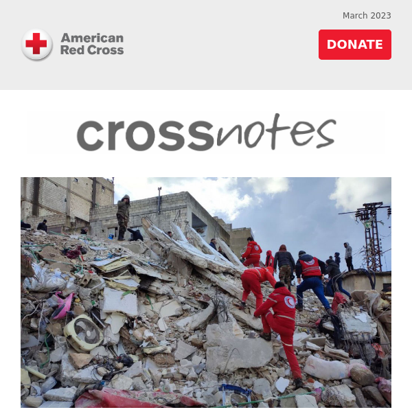 March Updates from the American Red Cross