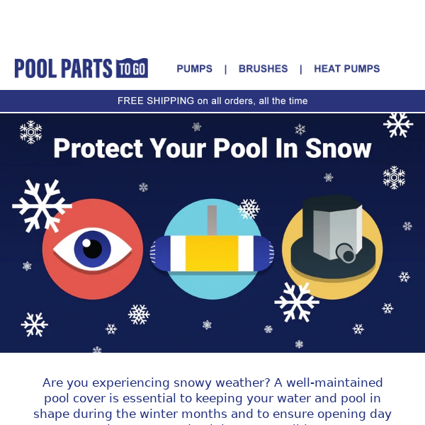 Protect Your Pool in Snow With Just 3 Tips ❄️