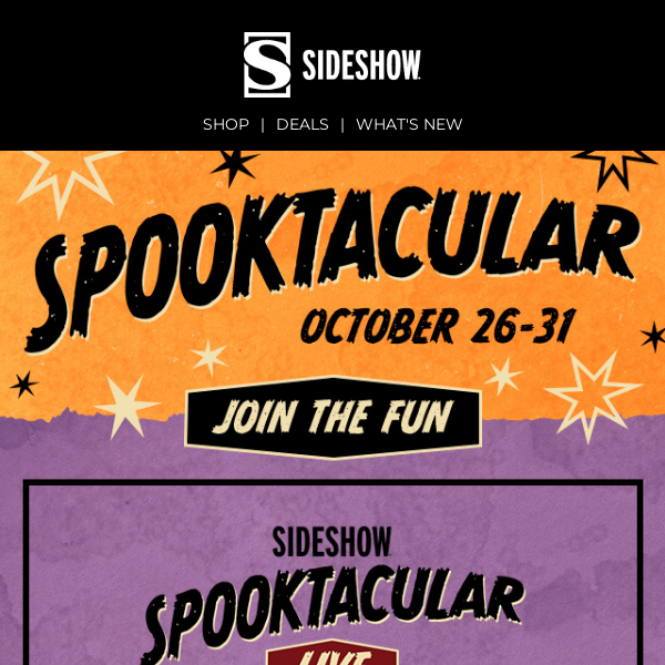 Two days left of Spooktacular deals 😱👻