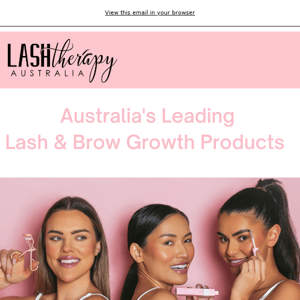 Australia's Leading Lash & Brow Growth Products💌