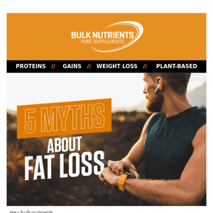 5 myths about fat loss that could be holding your diet back