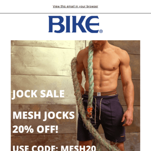 👉Shop ALL Mesh Jocks at 20% Off!