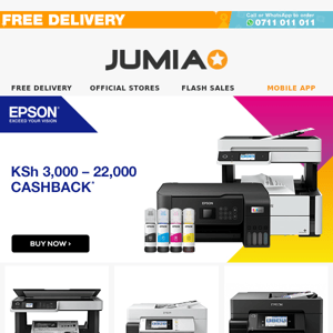 Epson Ecotank Cashback Offer! - Get upto Ksh 22000 Back! 🖨️💰