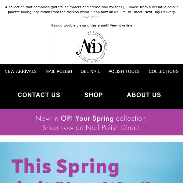 This Spring do it "Your Way" 🌸🐝🦋 Treat yourself this payday weekend with NEW IN OPI Your Way Spring collection!