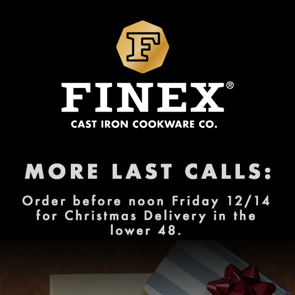 Last Chance(s) for a FINEX Christmas!