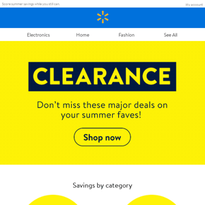 Clearance is HERE! 🙌