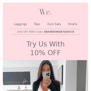 How about 10% OFF?