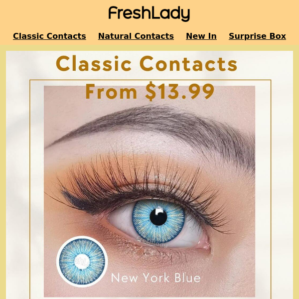💥Limited $13.99: Classic contacts are on sale