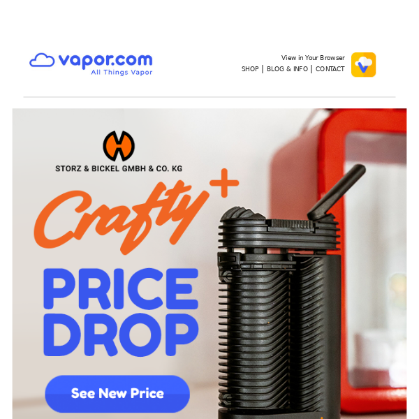 Weekend Price Drop On The Crafty+