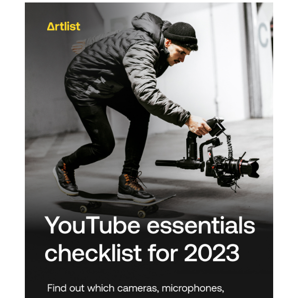 Artlist.io, here’s what you need for your YouTube channel in 2023