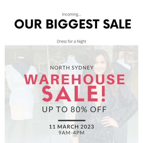 Our Biggest Warehouse Sale Ever! 🔥