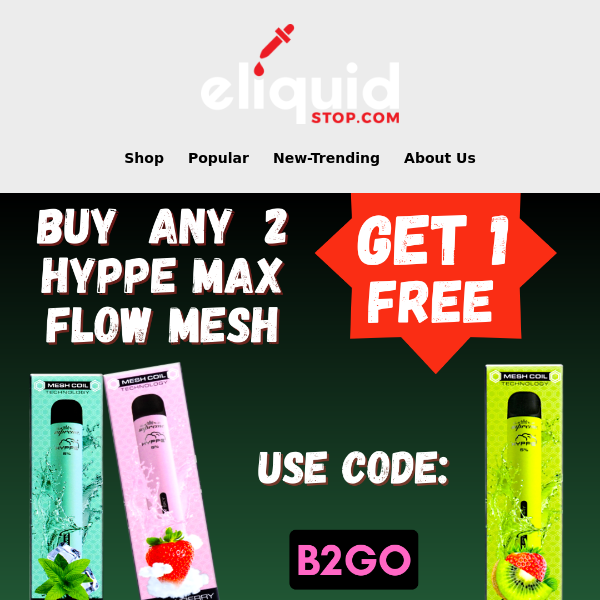 HYPPE Max Flow Mesh Coil Edition Disposable Device (2000 Puffs