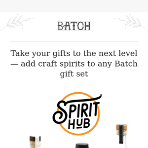 Add craft spirits to your business gifts this holiday season!