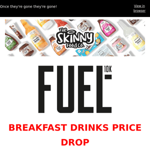 99p For High Protein Breakfast Drink!