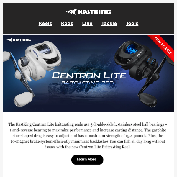Announcing the new Centron Lite Baitcasting Reel! - KastKing