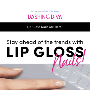 Nail This Trend: Lip Gloss Nails 💗