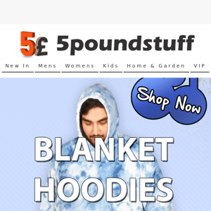 Blanket Hoodies from £12.99 💸