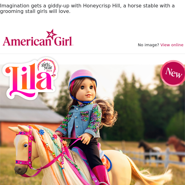 Saddle up with Lila™ and Hollyhock™! 🏇