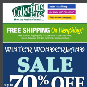 Did you save at the Winter Wonderland Sale?