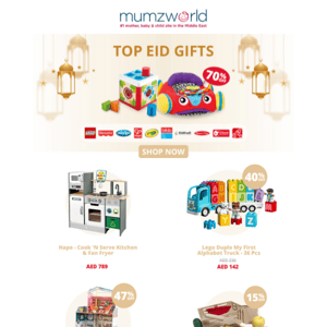 TOP EID GIFTS | 70% OFF