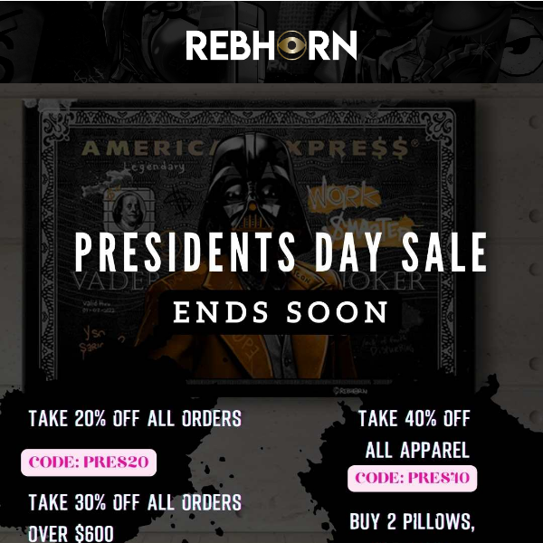 🇺🇸 Presidents Day Sale Ends Soon!⏰