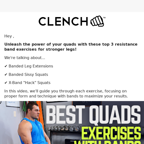 Quad Power: Top 3 Band Exercises 😤