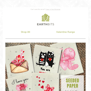 🌿15% OFF ECO Valentine's Cards🌿