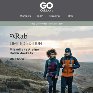 Limited Edition Rab | Shop Now