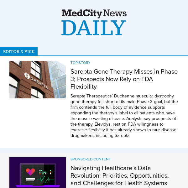 Sarepta gene therapy misses in Phase 3