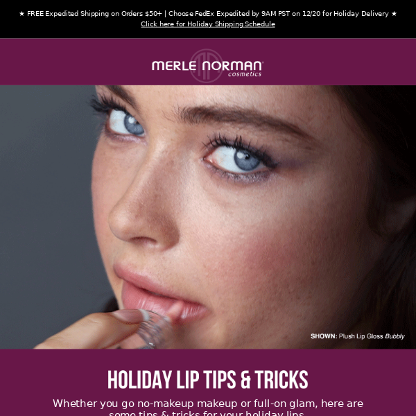 7 Holiday Lip Tips & Tricks