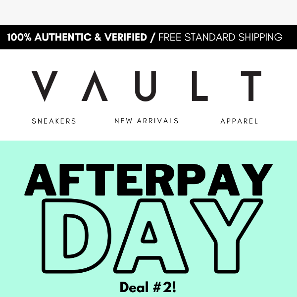 🚨Afterpay Day Deal #2 Inside🚨