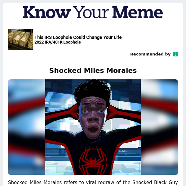 Shocked Miles Morales